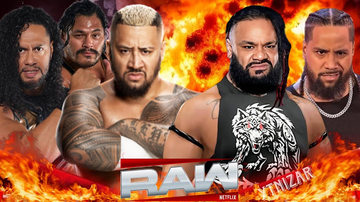 Solo Sikoa & Hikuleo vs Jacob Fatu & Jimmy Uso Wwe Raw Netflix 2025 Tag Team - FULL MATCH