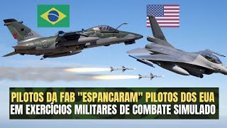 QUANDO PILOTOS DE CAÇA DA FORÇA AÉREA BRASILEIRA SURRARAM PILOTOS DOS EUA EM COMBATE AÉREO SIMULADO