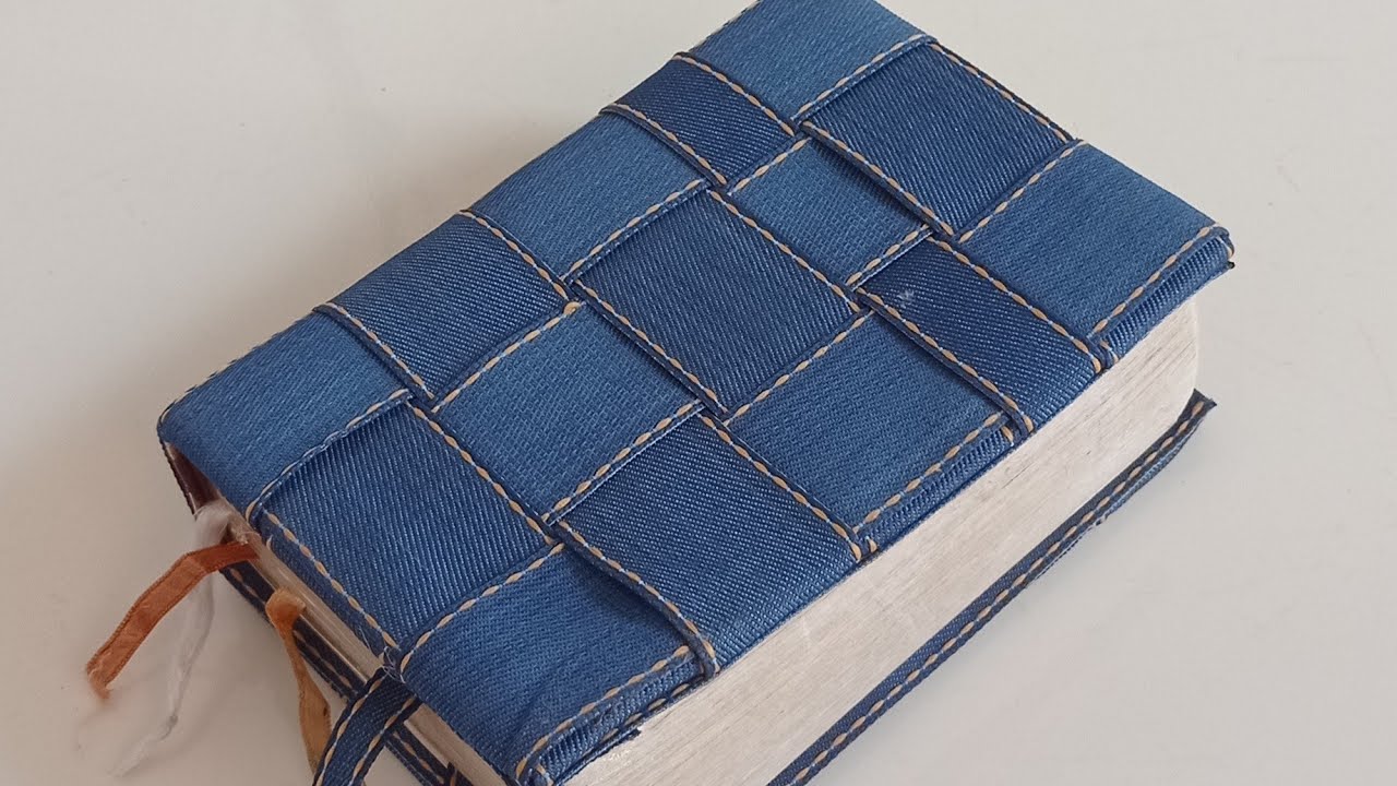 capa de bíblia com fita faça você mesmo(DIY bible cover with ribbon)