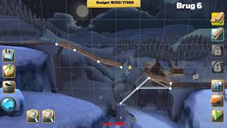 Bridge Constructor Winter World Snowy Hills Bridge 6