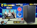 ₹15,000 Gaming PC Build – Intel i5 + RX 550 | Insane 160 FPS in Valorant &amp; GTA V!