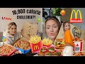 10,000 CALORIE CHALLENGE?! | GIRL VS FOOD | *small girl edition* ps I got SO ill xx