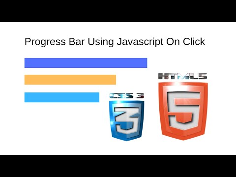 Progress Bar in html & css | Create your own Progress bar | Design a progress bar | Tanveer Tube