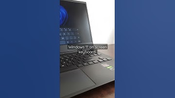 Windows 11 on screen keyboard #shorts #windows11 #windows