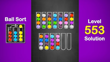 Ball Sort Puzzle Solution Level 553
