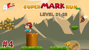 Super Mark Run - Gameplay #4 level 21-25 (Android)