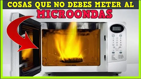 ¿Qué no poner en el microondas?