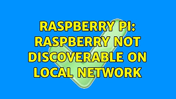 Raspberry Pi: Raspberry not discoverable on local network (2 Solutions!!)