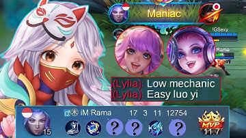 LUO YI AUTO MANIAC SECRET BUILD On Trending! Build Luo Yi Tersakit 2021 - Mobile Legends