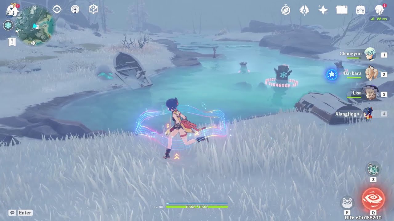 Genshin Impact Seelie Torch Puzzle Right Of Skyfrost Nail Solved Youtube