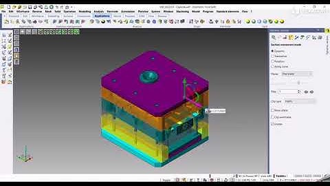 CAD - Dynamic section improvements | VISI 2022.0