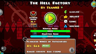 Geometry dash 2.2 |The Hell Factory| 100% 90Hz Mobile