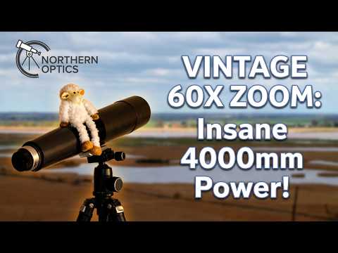 60x Magnification Digiscoping with a Decades-Old Scope - YouTube