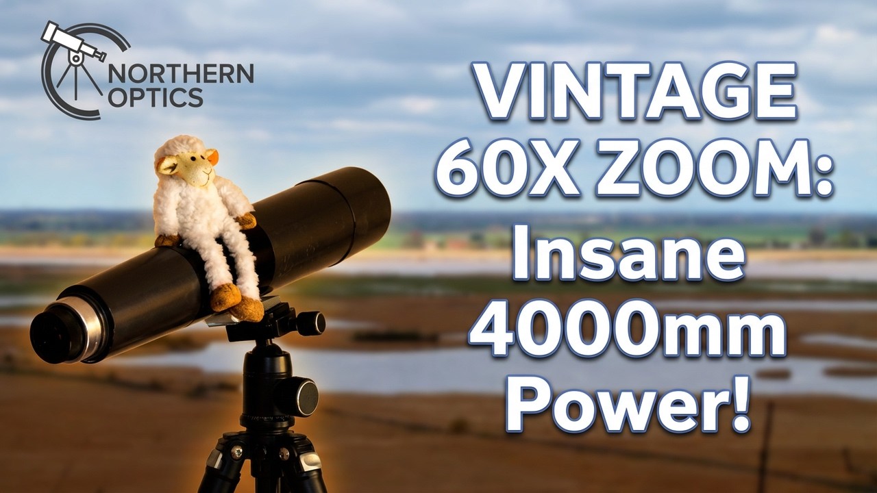 60x Magnification Digiscoping with a Decades-Old Scope - YouTube