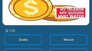 My Telenor App Quizzes Today's Answers today my telenor answers today telenor questions my Telenor screenshot 3