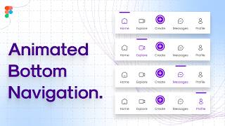How to Animate a Mobile Navigation Bar in Figma