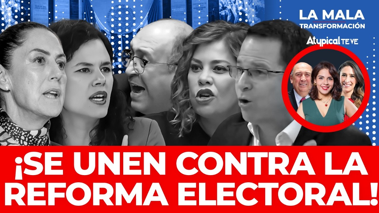 ¡CONTRA LAS CUERDAS! Oposición y aliados se alinean contra la Reforma Electoral de Sheinbaum