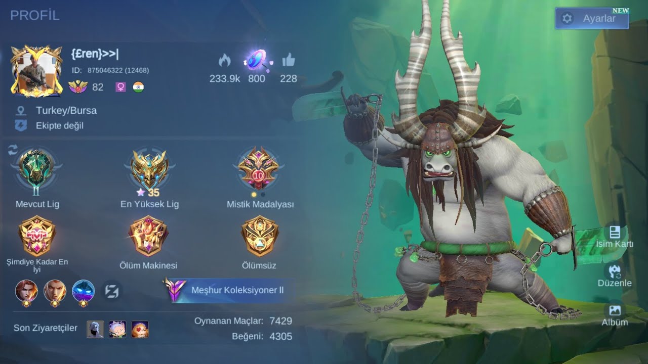 Herşey Max Main Yapmalık Hesap 10/10 videosu