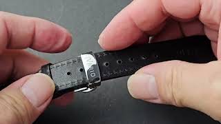 How to install deployant clasp on watch strap