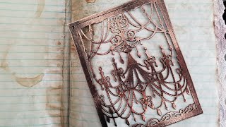 Altered Dollar Tree Composition Book. Vintage meets Shabby Chic. Part 43.