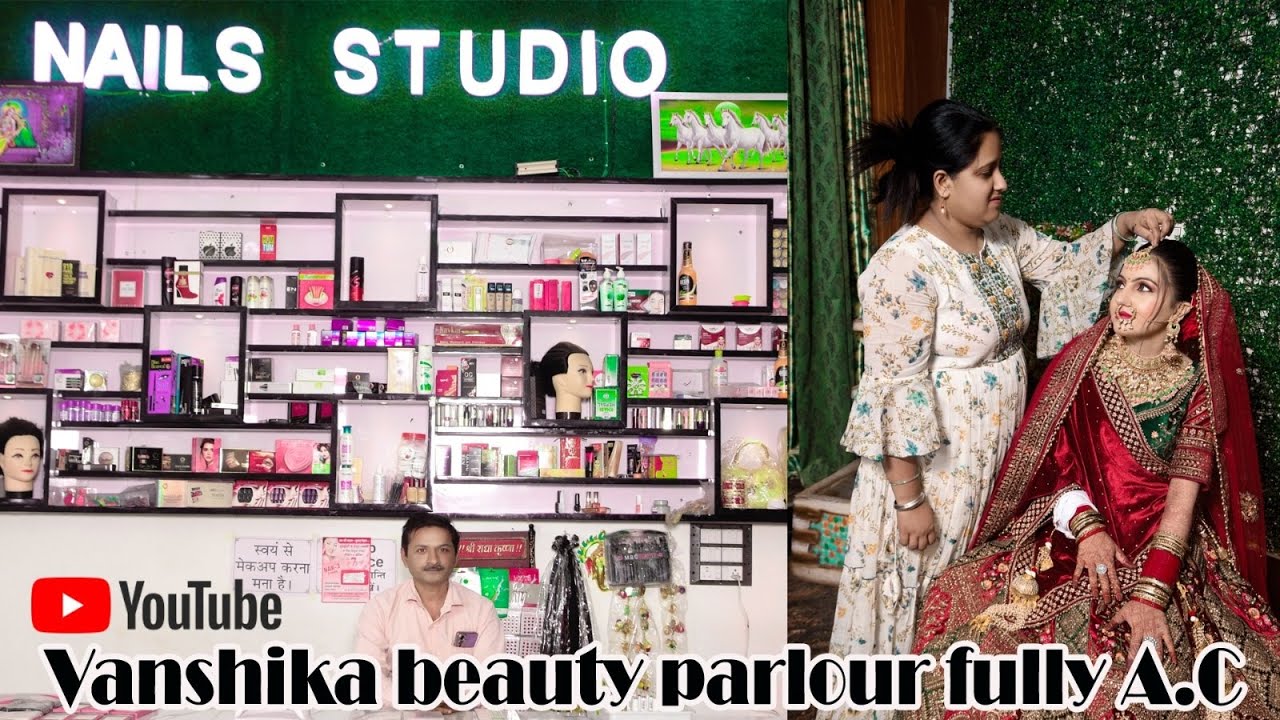 Vanshika beauty parlour fully A.C | Interior Design 2023 | Parlour ...