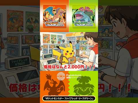 【帰ってくる！】ポケモンファイアレッド・リーフグリーンがSwitchで遊べる！　#nintendo #ゲーム #神ゲー #ポケモン #pokemon #ファイアレッド #リーフグリーン