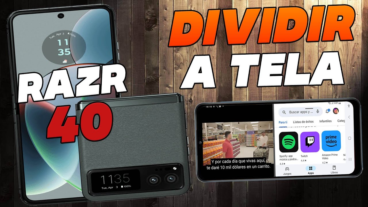 Como Dividir a Tela do Motorola Moto RAZR 40 - YouTube