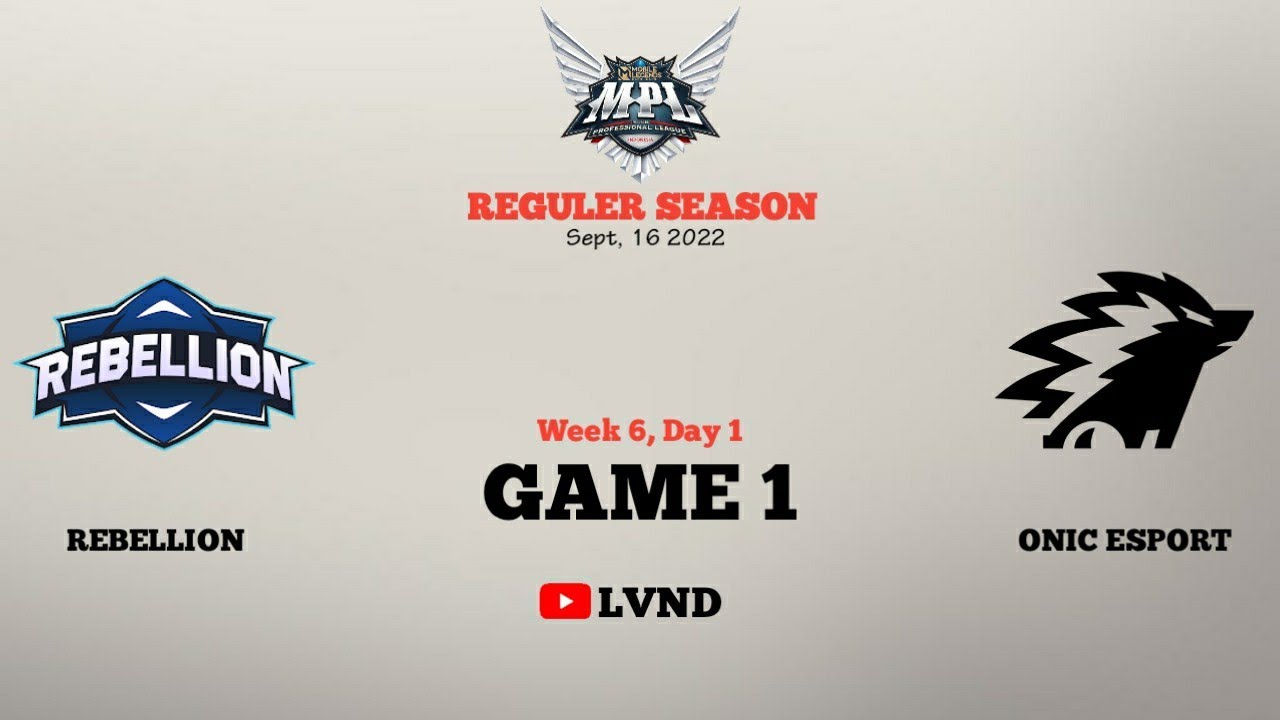 Rebellion Zion vs ONIC Game 1 MPL ID S10 | RBL vs ONIC LVND