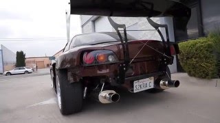 Battle Aero Honda S2000 Swan Neck Chis Mount Wing Kit