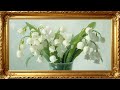 Lily of the Valley – 4K Oil Painting TV Wallpaper for Relaxation | 4K Frame TV Art