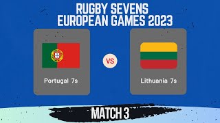 Portugal vs Lithuania ▷ 2023 - European Games 7s (Highlights)