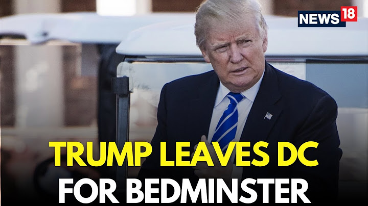 Donald Trump LIVE | Donald Trump Speech | Trump Departs The White House For Bedminster | N18G