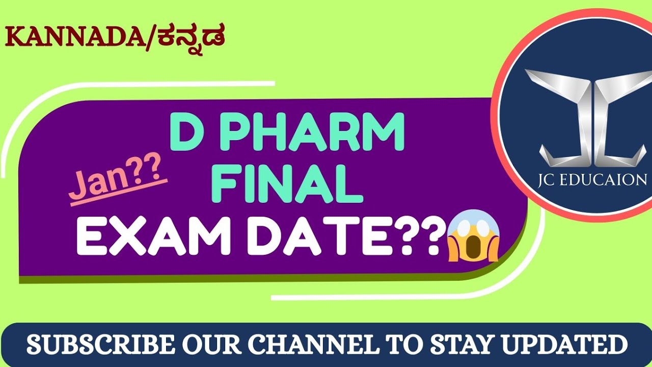 DPharm final exams date?? 