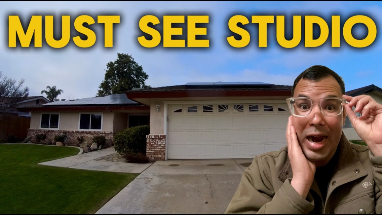 В этом доме в Бейкерсфилде есть скрытая дополнительная студия, которую вам обязательно нужно увид...