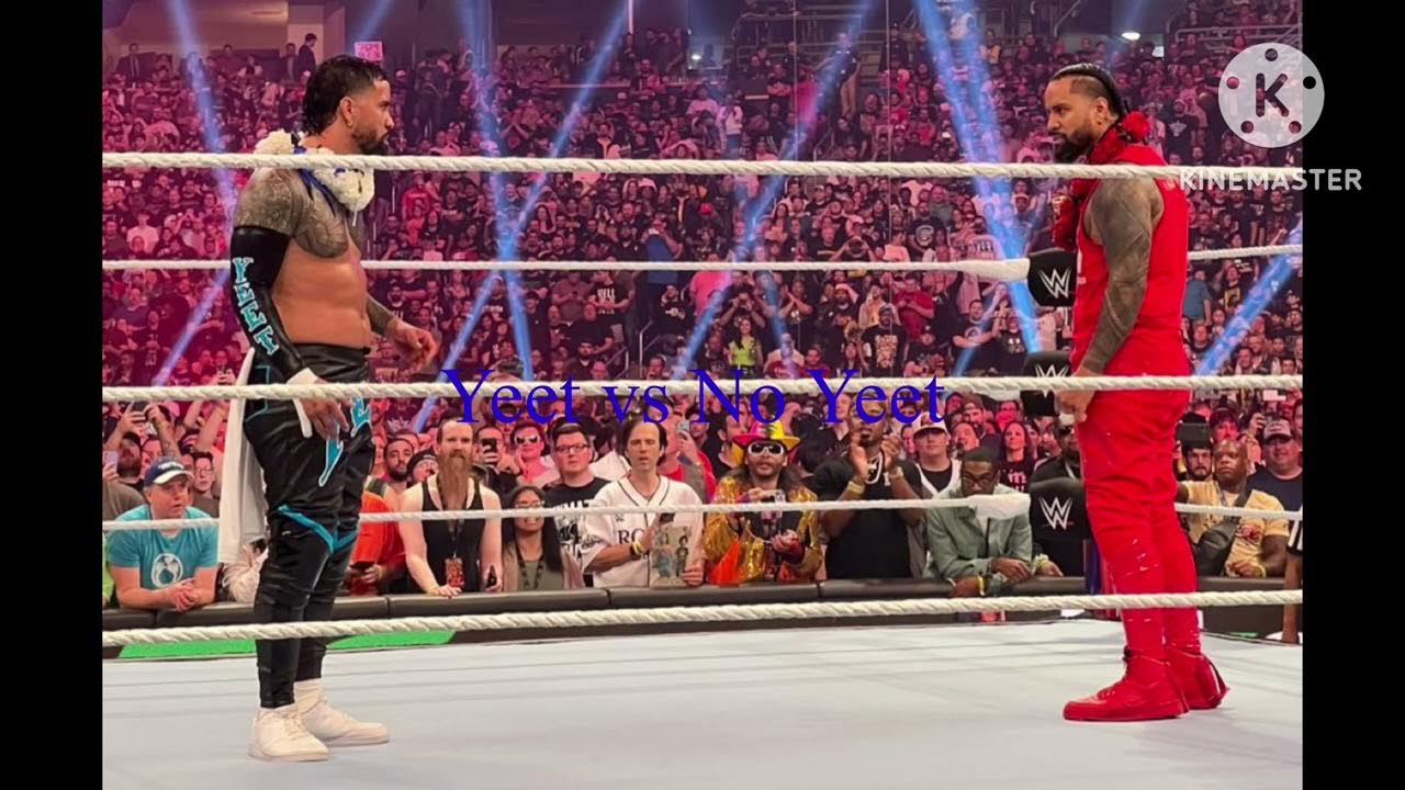 Yeet, No Yeet (Jey USO Vs. Jimmy Uso) Royal Rumble 2025 YouTube