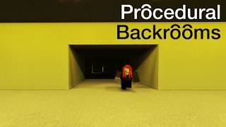 Making a Roblox Procedural Backrooms game that isn't slop // Procedural Backrooms Roblox Devlog 2