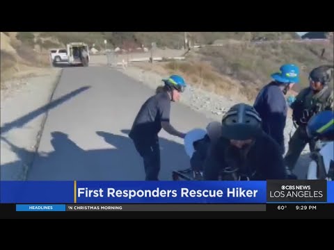 Hiker recovering after 200-foot fall while hiking near Cucamonga Peak