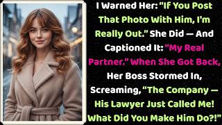I Warned Her  “If You Post That Photo With Him, I’m Out ” She Did—And Captioned It  “My Real