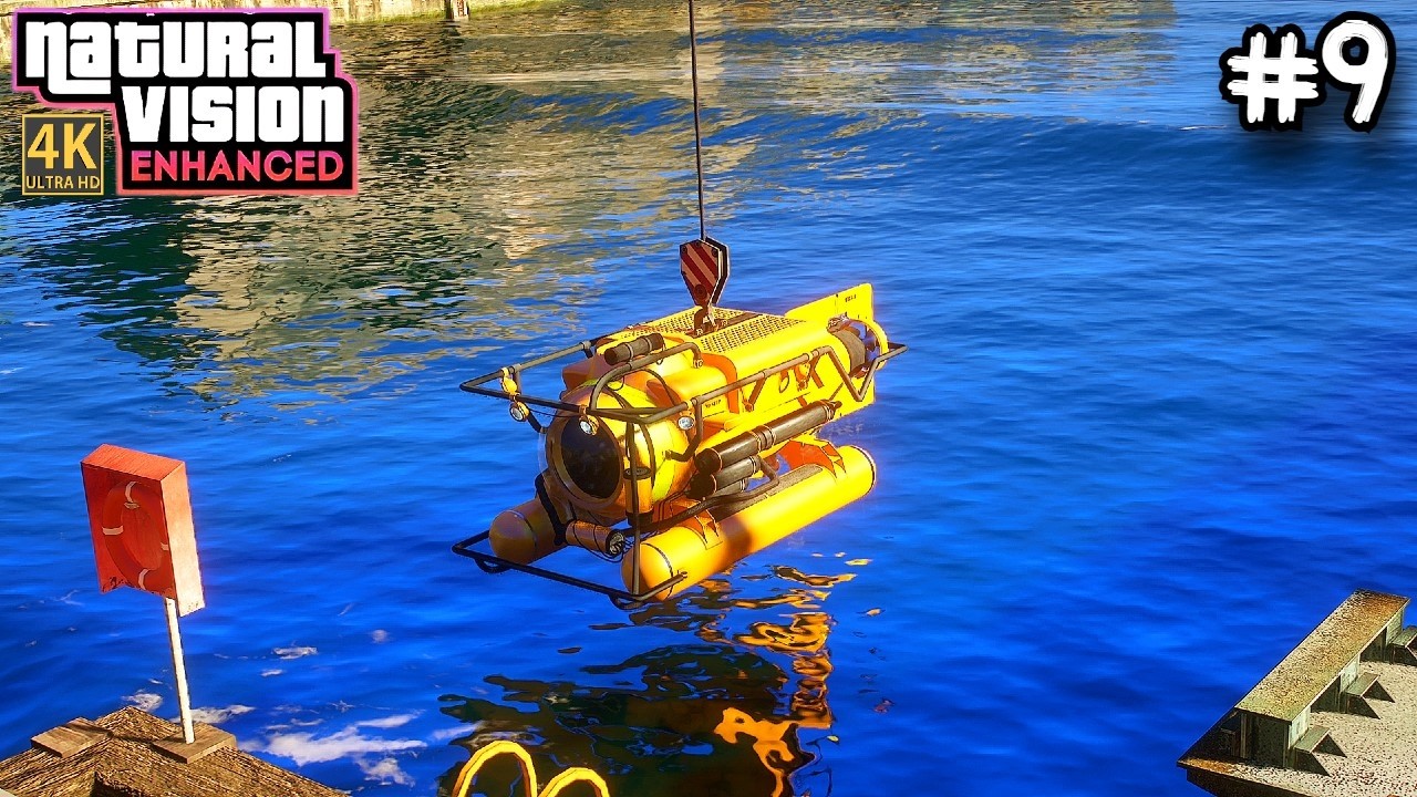 Grand Theft Auto 5 Natural Vision Enhanced Gameplay Walthrough Part 9 - PC 4K 60FPS No Commentary