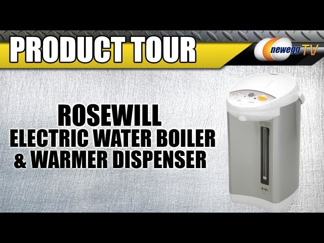 Rosewill 5L Electric Stainless Steel Hot Water Boiler and Warmer, 5 Temp  Settings, 24-Hour Timer, Auto and Manual Dispense, LCD Display, Boil-Dry  Protection, Water Gauge with Backlight - (RHTP-22001) 