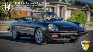 Driving a 1982 Alfa Romeo Spider - YouTube