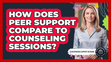How Does Peer Support Compare To Counseling Sessions?