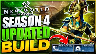 Season 4 New World *BEST* Build & Gear For Healers In PvP! MAX Survivability and Healing Output!