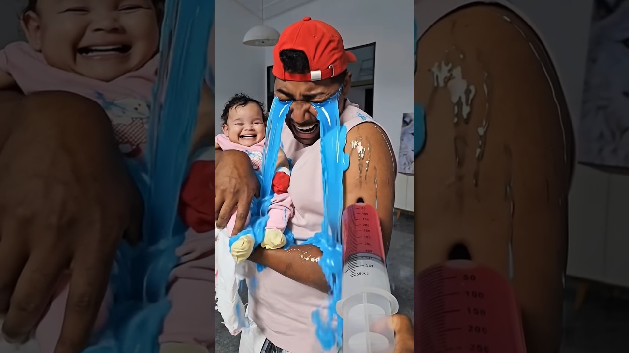 Baby cute Injection#😜🤑🤤funny #co