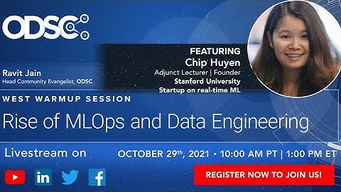 West Warm Up session with Chip Huyen Adjunct Lecturer | Stanford University