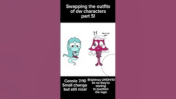 Swapping the outfits of dandys world characters part 5! #dandysworld