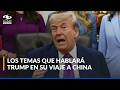 Donald Trump viajará a China bajo la sombra de guerra comercial: ¿qué pasará?