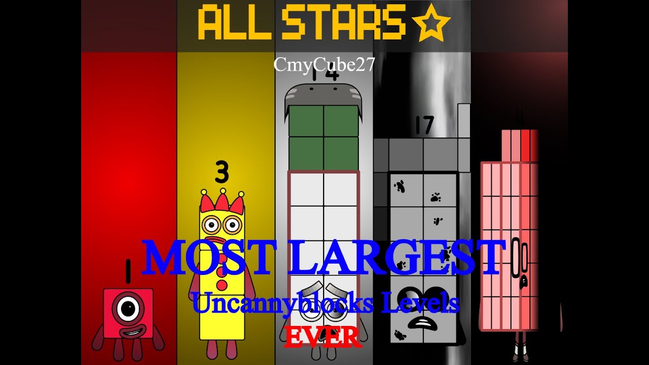Most Largest Uncannyblocks Band Different All Stars!!!