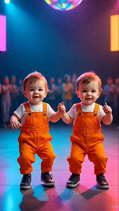 Twin Babies Dancing in Dj Lights 🛍️👶 | Cutest Baby Dance 2025
