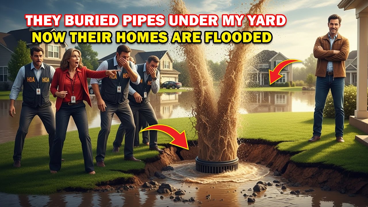 Совет товарищества собственников жилья проложил дренажные трубы под моим двором, но они замерзли,...